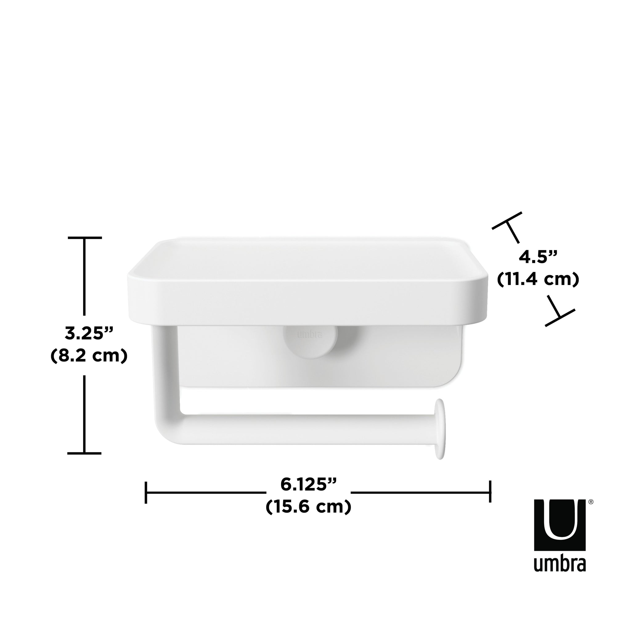 Flex Sure-Lock Toilet Paper Holder & Shelf